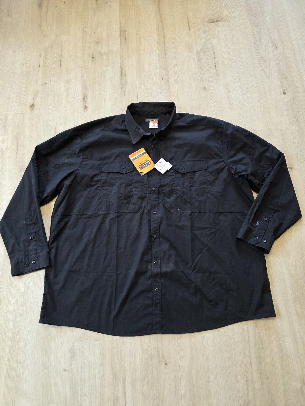 5.11 Tactical Stryke Long Sleeve Shirt Size 5XL Tall Black
